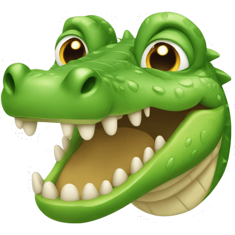 smiling crocodile  emoji