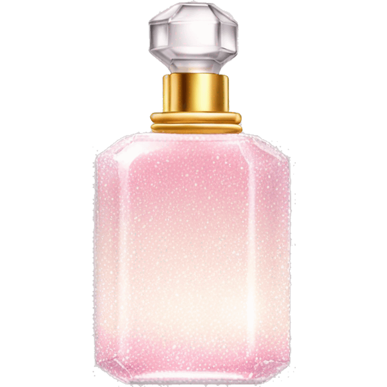 Light pink and white sparkly dream perfume  emoji