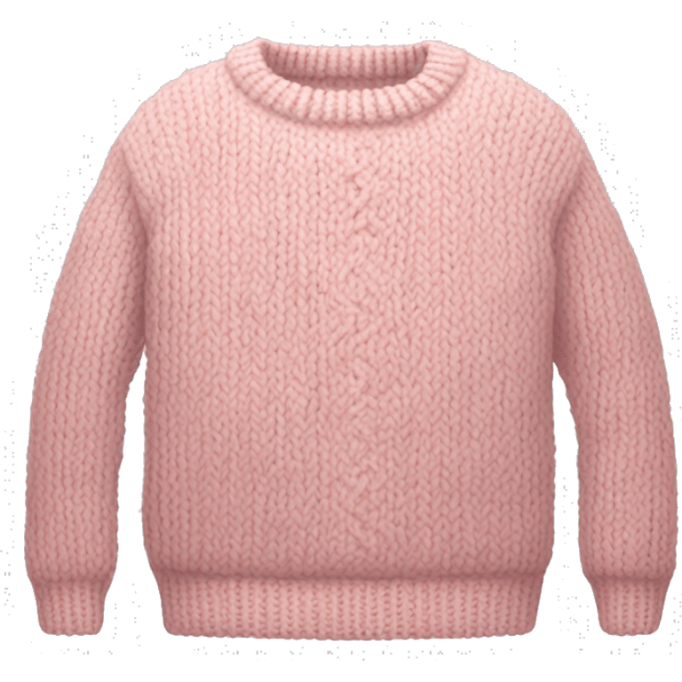 Light pink knitted sweater  emoji