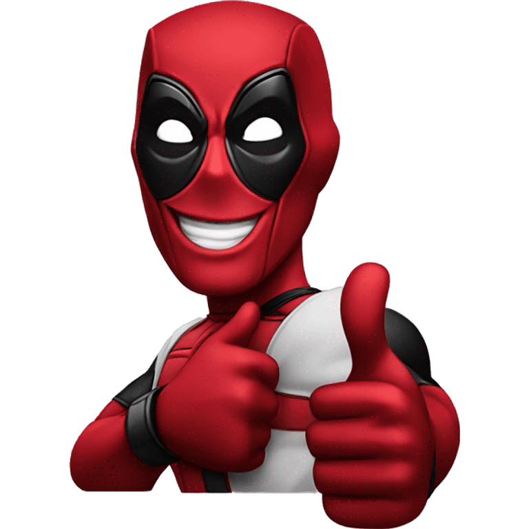 Deadpool thumbs up emoji