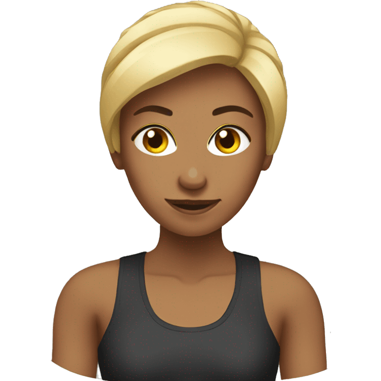 Female personal trainer emoji