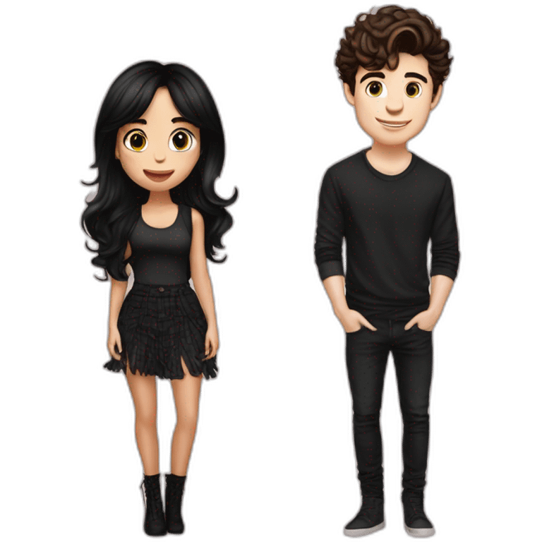 Shawn Mendes et Camilla cabello emoji