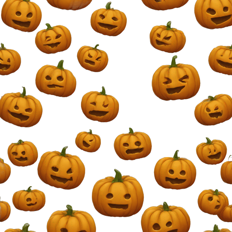 Pumpkin head emoji