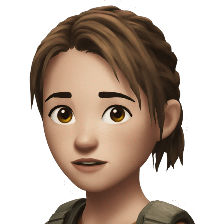 Ellie the last of us Little bit dezoom emoji