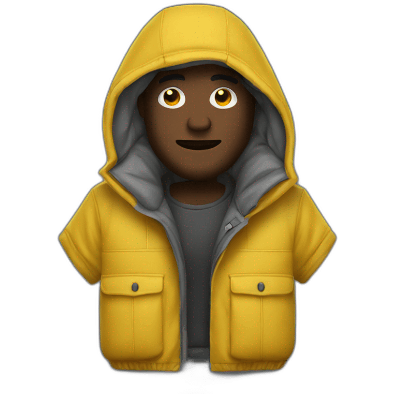 Homme cagoule emoji