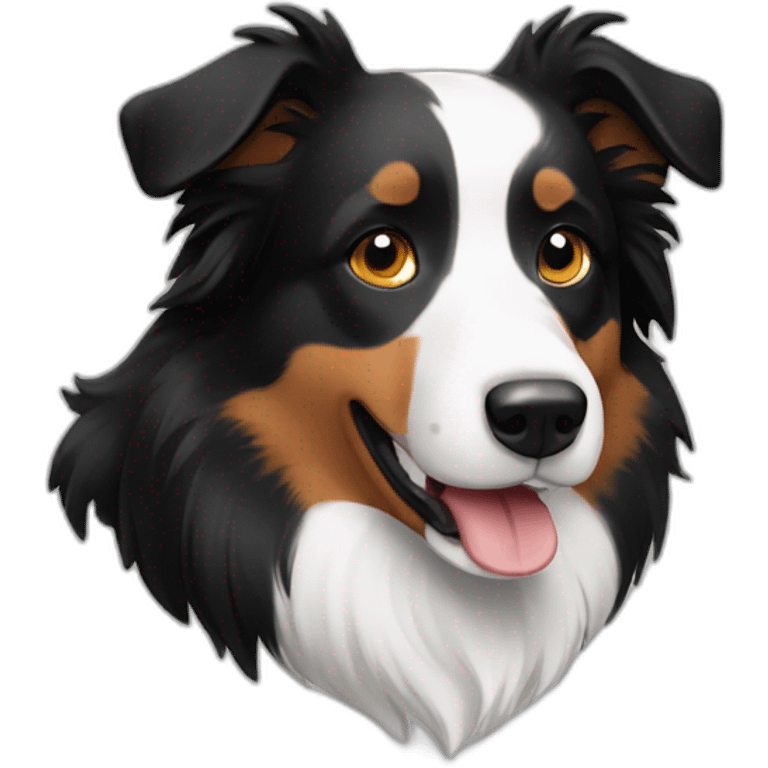 tricolor border collie emoji