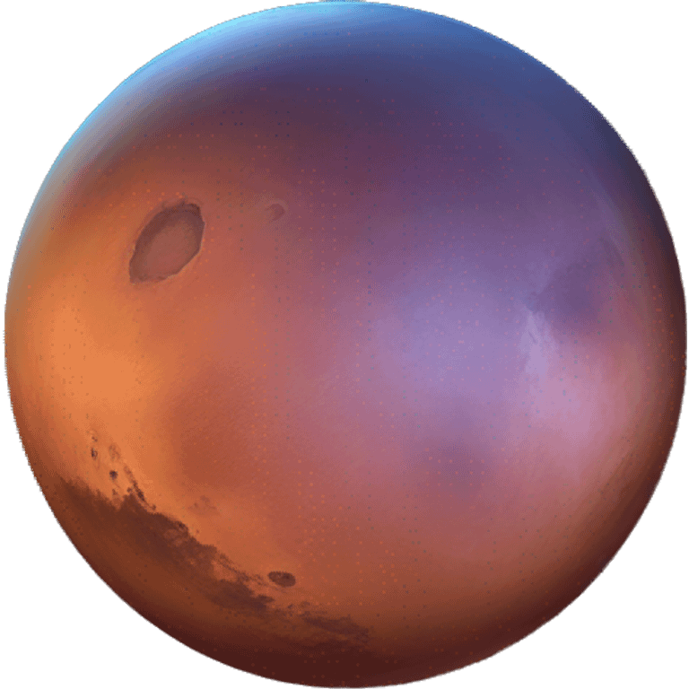 planet Mars emoji