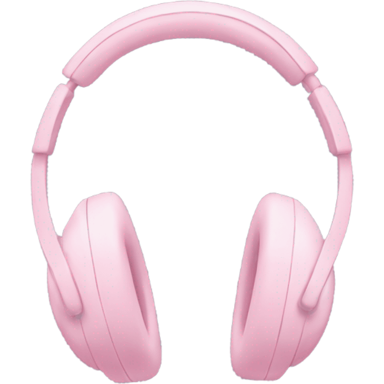 pastel pink headphone emoji