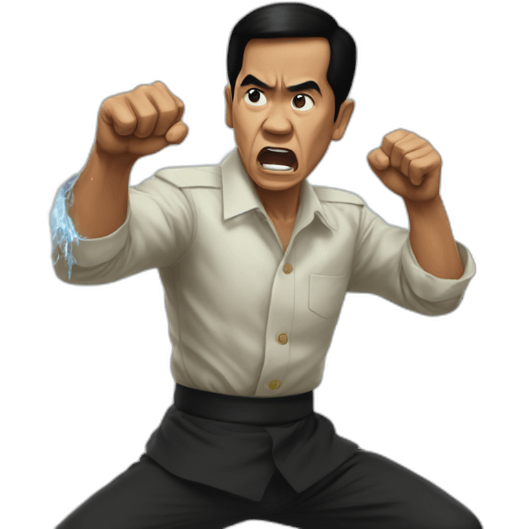 Jokowi hadouken emoji