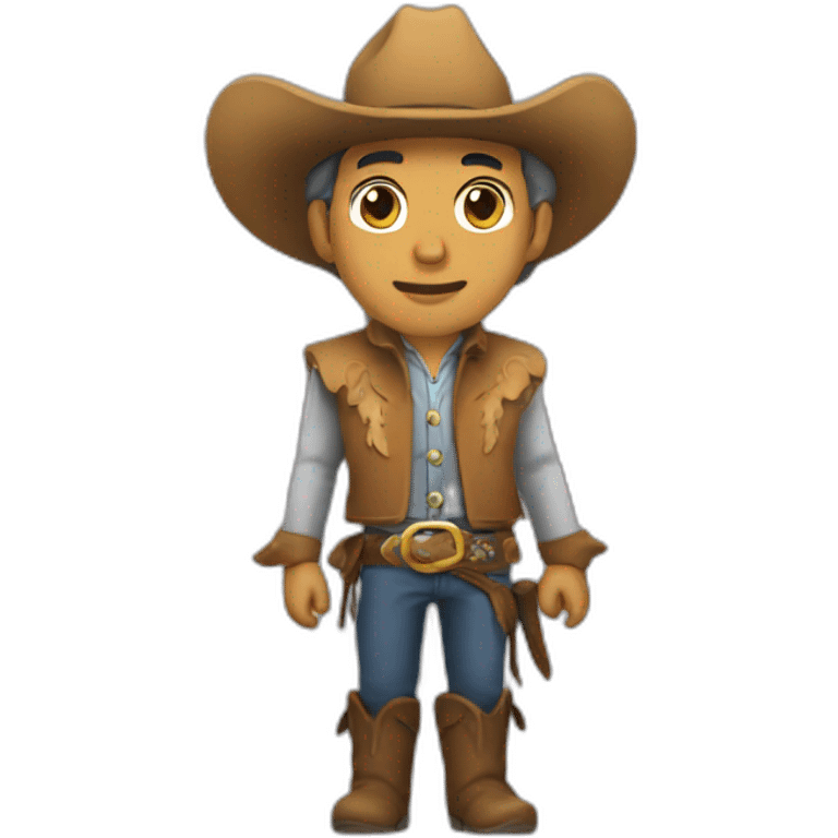 Hakimi as an old cowboy emoji