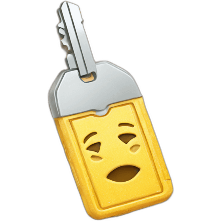 chip key in car emoji