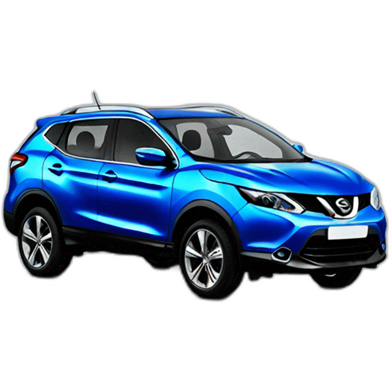 blue nissan qashqai car emoji