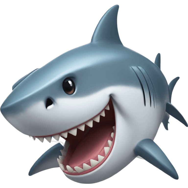 shark laugh emoji