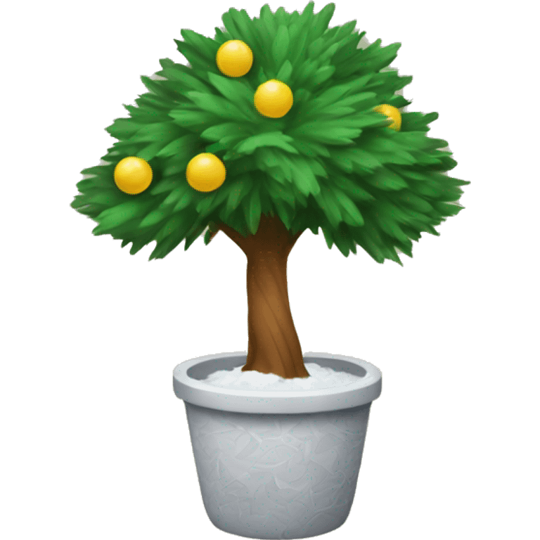 New year tree bal emoji