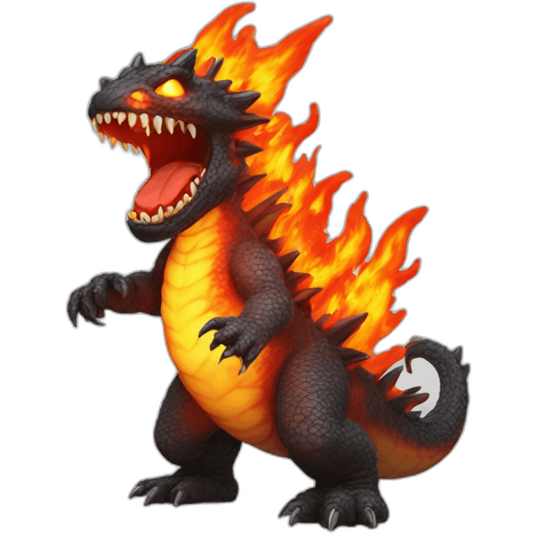 fire kaiju emoji