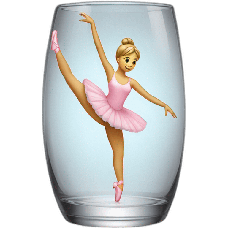 Ballerine en verre emoji