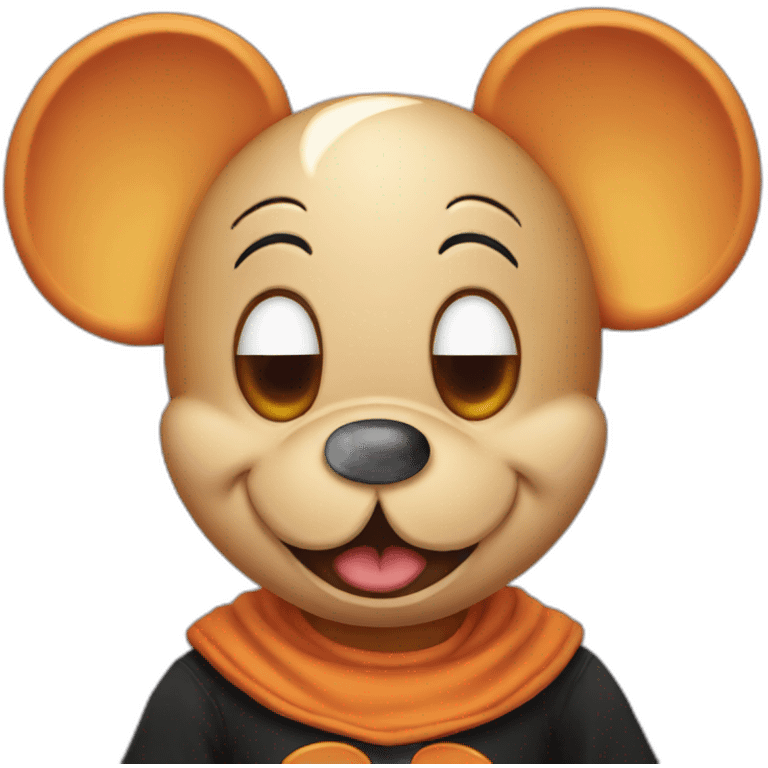 Halloween Mickey emoji