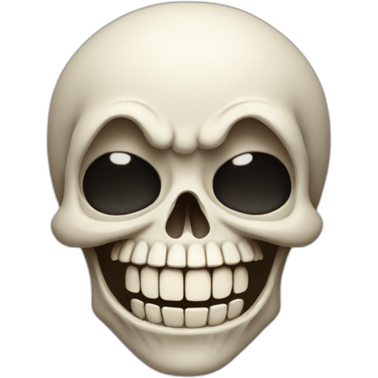 skull laughing emoji