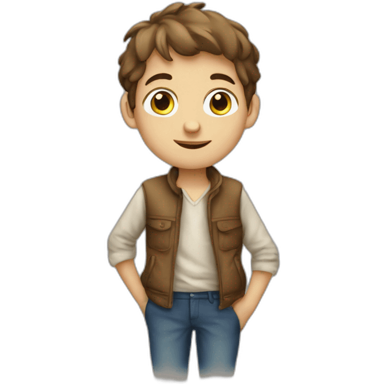 French Quebecer boy emoji