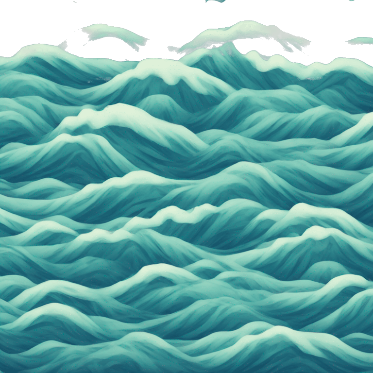 Sea waves emoji