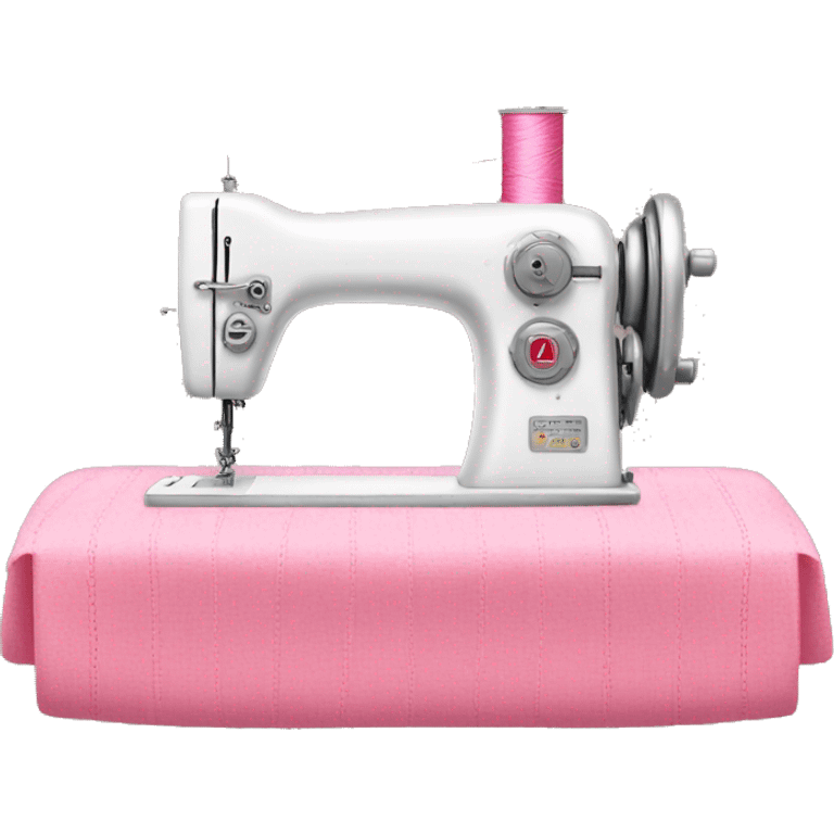 Pink Sewing machine  emoji