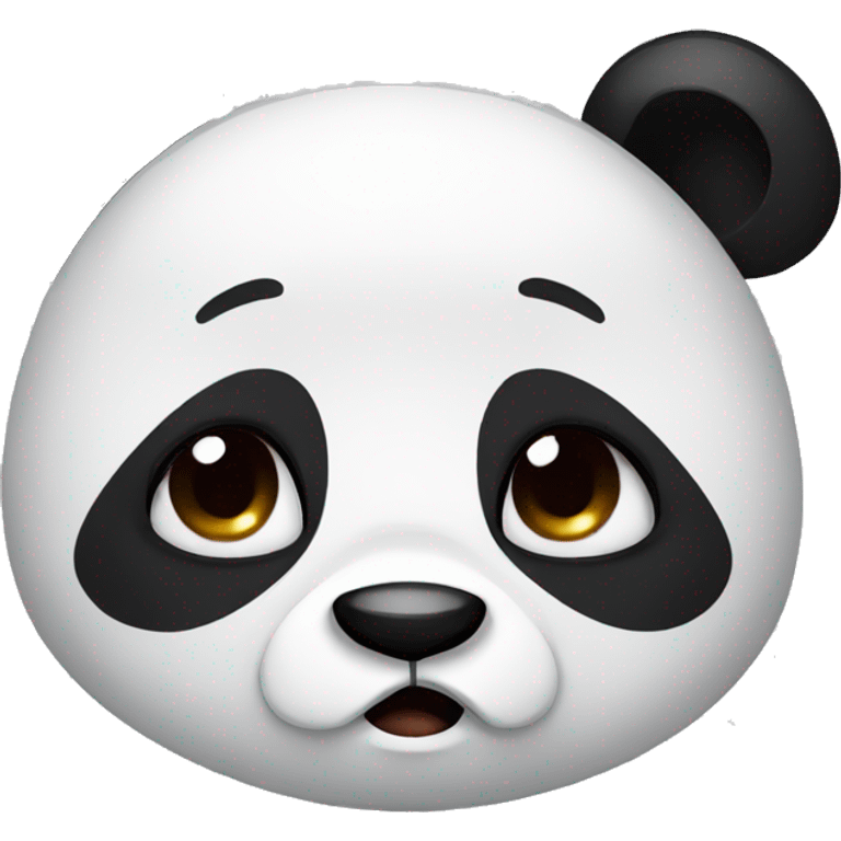 Panda crying  emoji