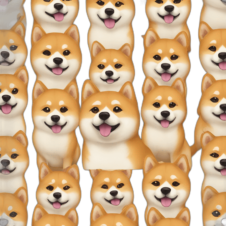 shiba dogs emoji