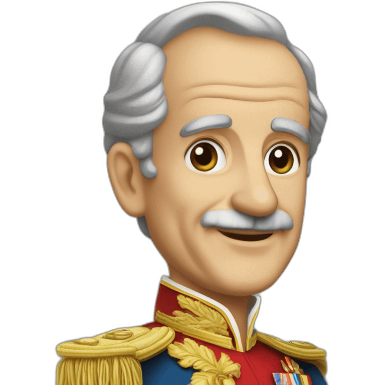 Juan carlos de borbón king of spain emoji