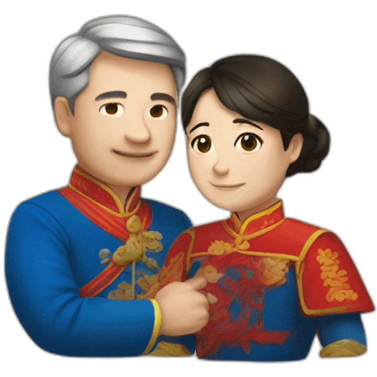 friendship between Russia and China emoji