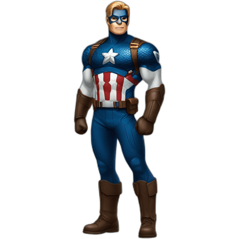 capitan america fullbody emoji