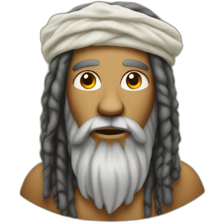 white rastaman emoji