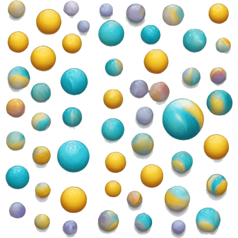 round marbles emoji