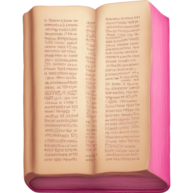 bible but pink emoji