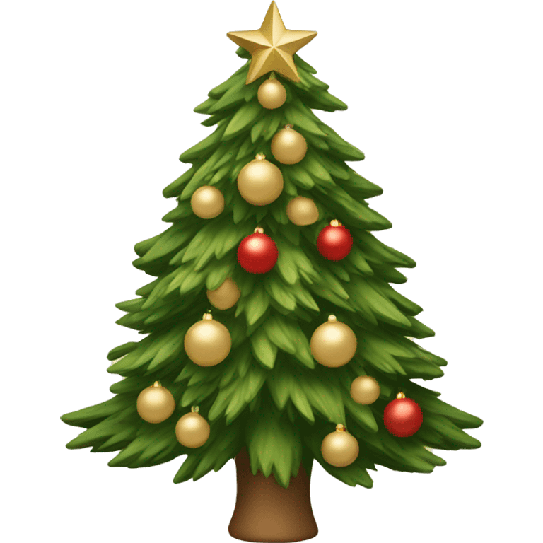 Christmas tree beige  emoji