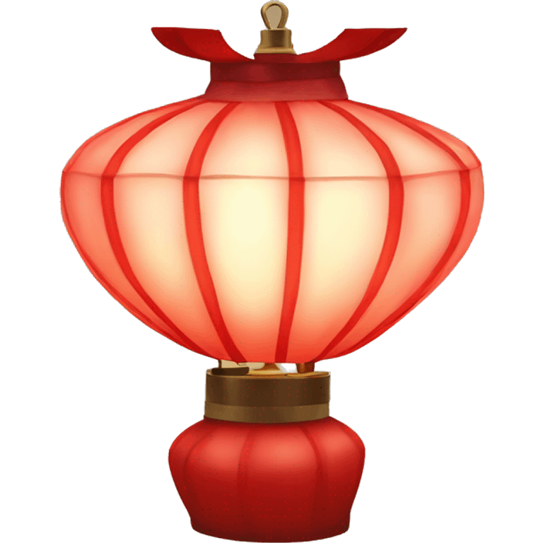 Red chinese lantern lamp emoji