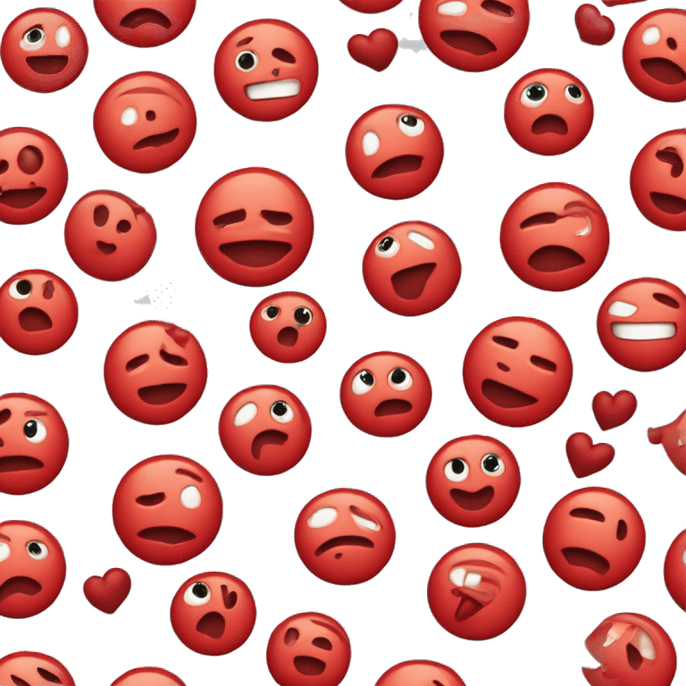 ein zwinkernder Smiley mit roten Wangen, Fuchsohren und Kopfhörern emoji