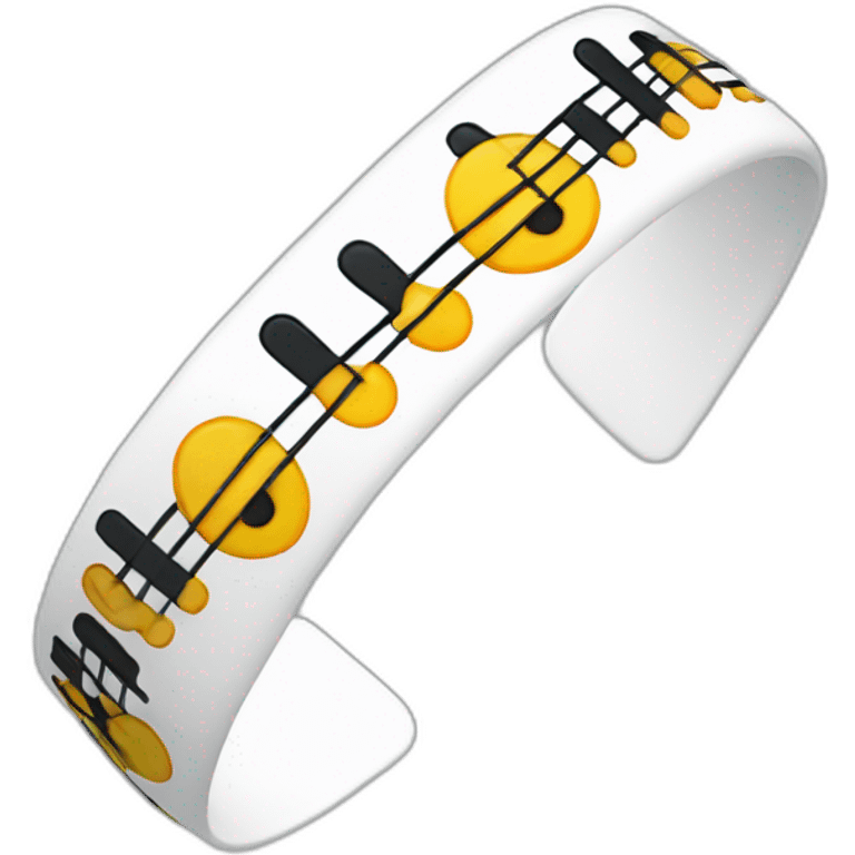 Music wrist band emoji