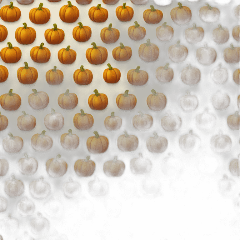 fall colored pumpkin emoji