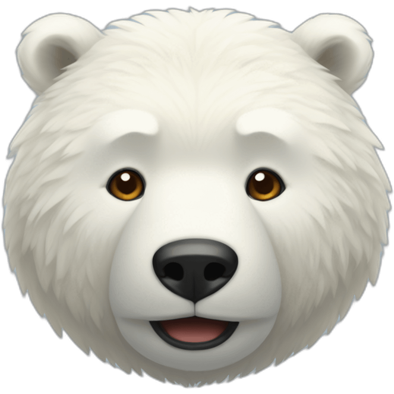 Oso polar animado emoji