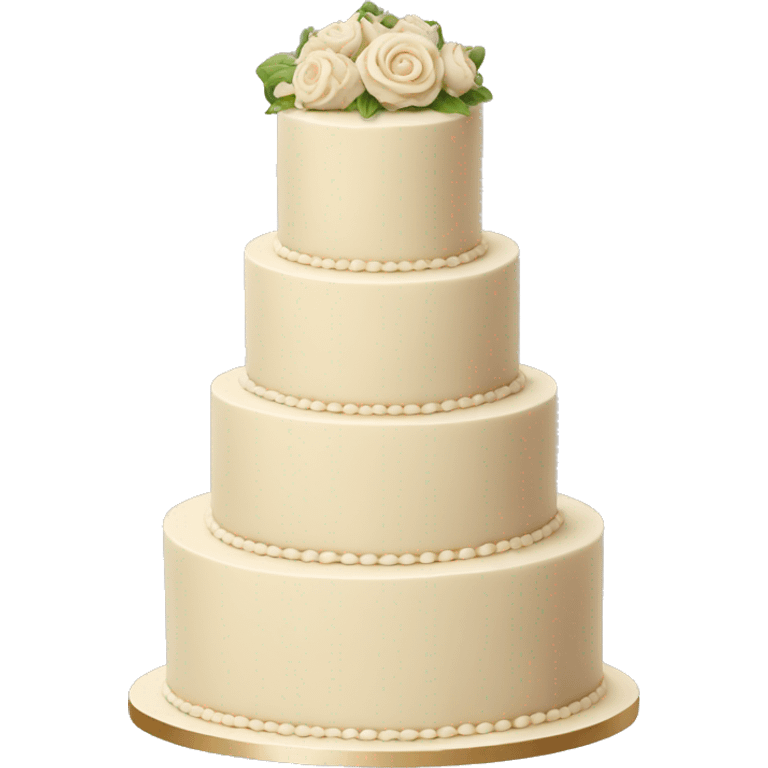 Milefogle wedding cake beige  emoji