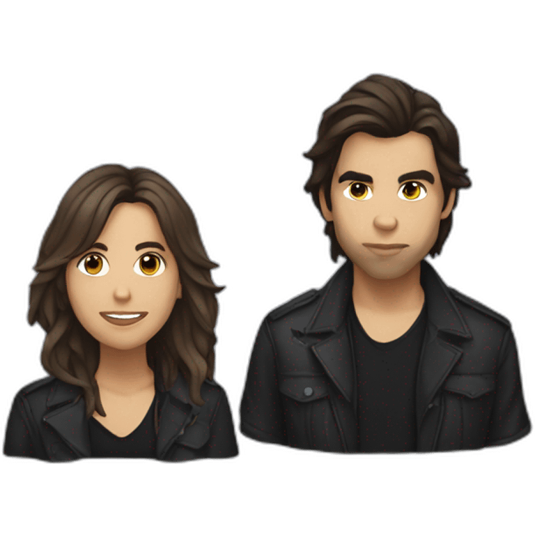 Angele et orelsan emoji