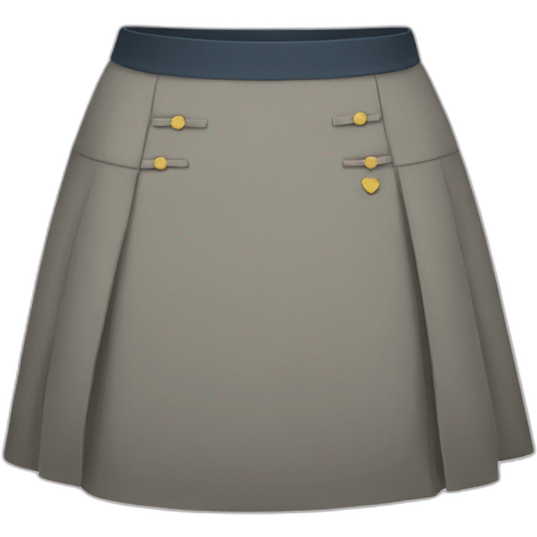 school uniform skirt emoji