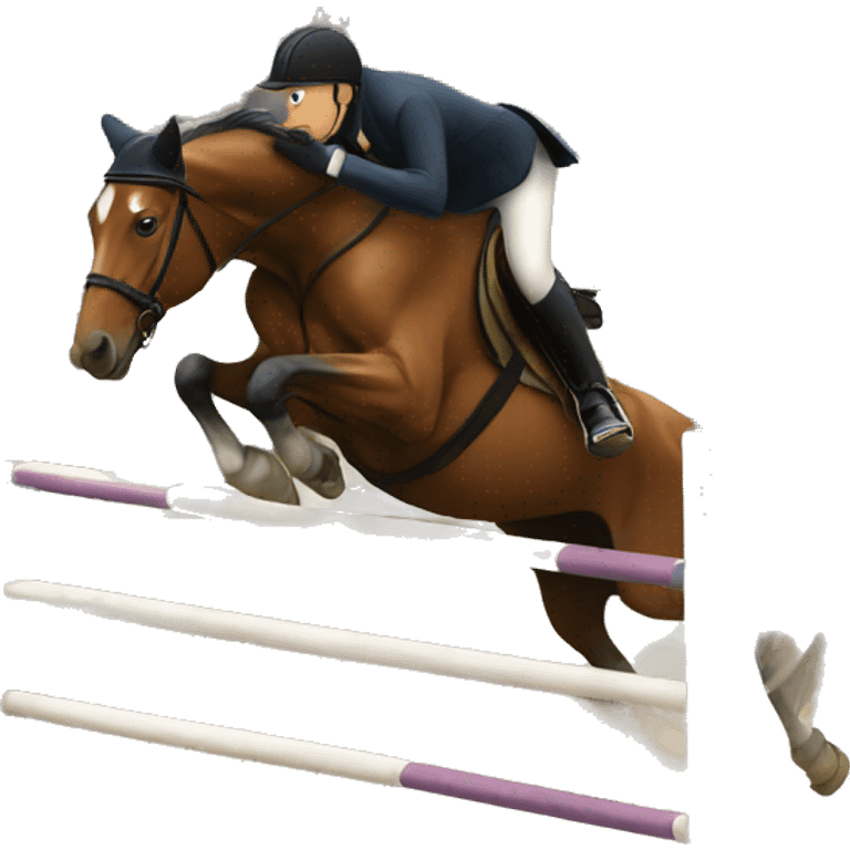 Horse Jumping competition emoji