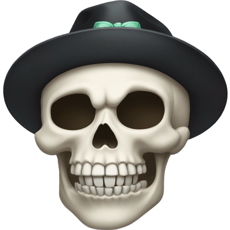 Skull with gin emoji