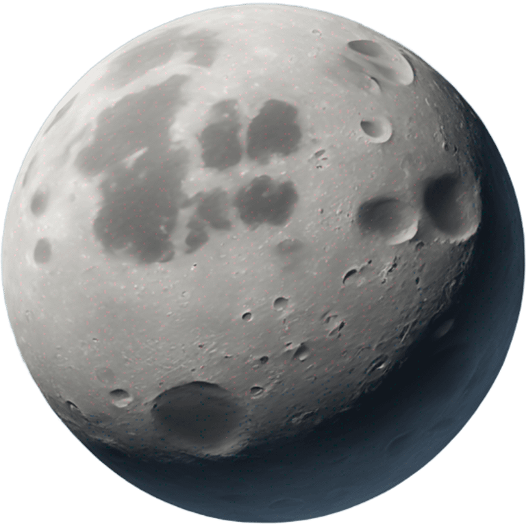 Moon surface emoji