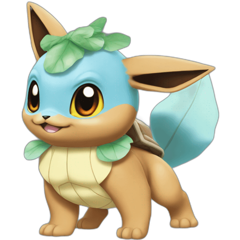 Combination eevee squirtle emoji