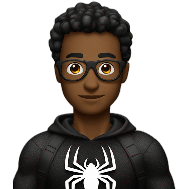 Spider-Man black emoji