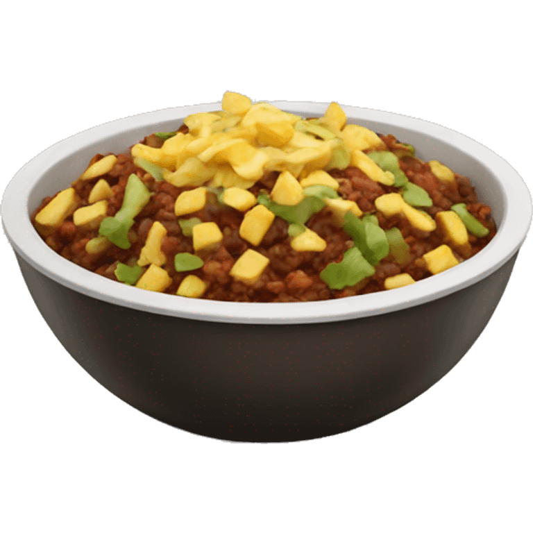 Chipotle bowl emoji