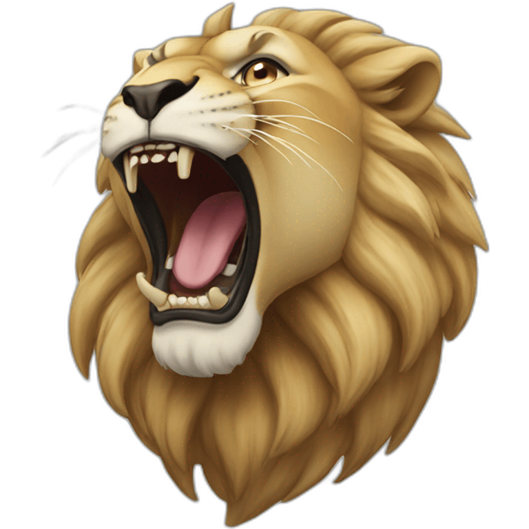 roaring lion emoji