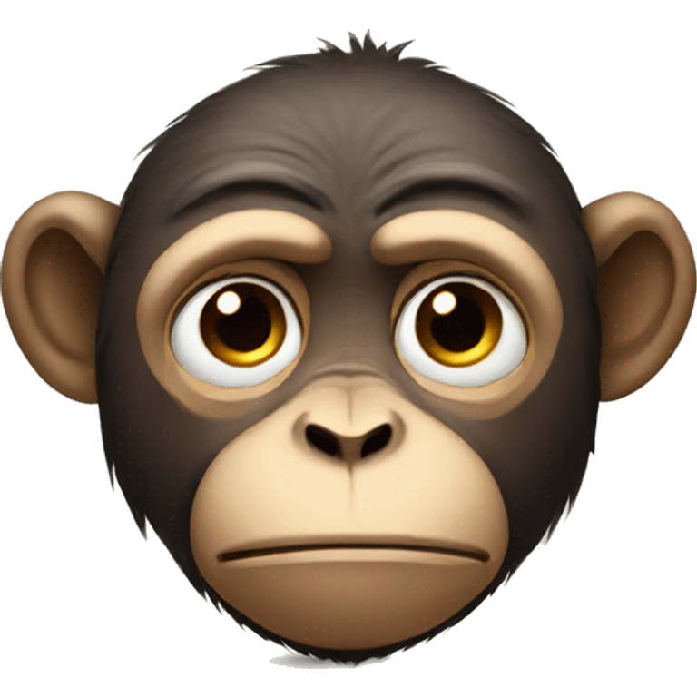 sad monkey  emoji